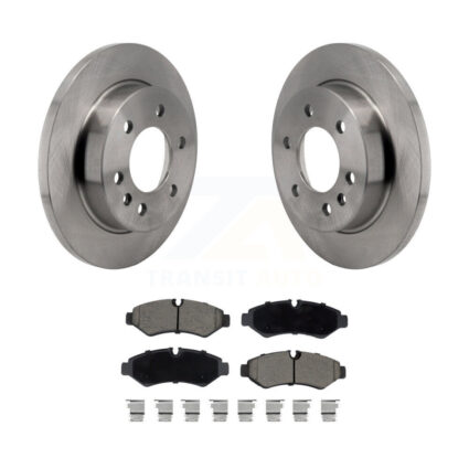 Rear Brake Rotors & Ceramic Pad Kit For Mercedes-Benz Sprinter 2500 3500 4500 3500XD 1500 K8C-103518