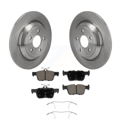 Rear Disc Brake Rotors And Ceramic Pads Kit For Ford Escape Bronco Sport Lincoln Corsair K8C-103520