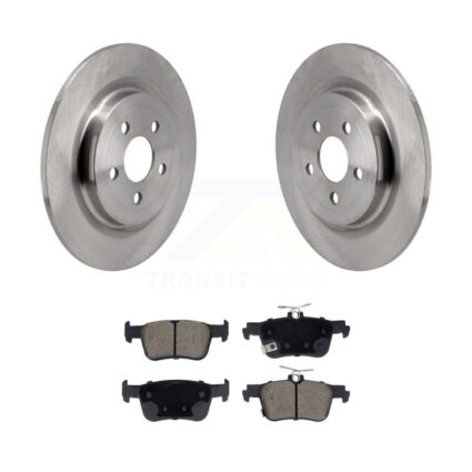 Rear Disc Brake Rotors And Ceramic Pads Kit For 2021-2023 Ford Mustang Mach-E K8C-103521