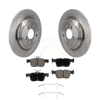 Rear Disc Brake Rotors And Ceramic Pads Kit For 2022-2023 Ford Maverick K8C-103522