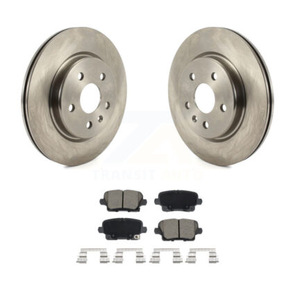 Rear Disc Brake Rotors And Ceramic Pads Kit For Cadillac XT4 Buick Envision K8C-103526