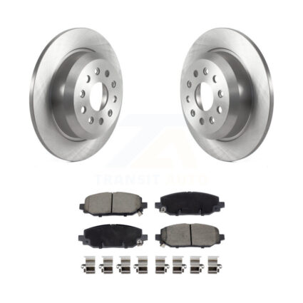 Rear Disc Brake Rotors And Ceramic Pads Kit For 2018-2020 Jeep Wrangler Rubicon K8C-103528