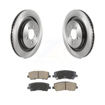 Rear Disc Brake Rotors And Ceramic Pads Kit For Ford Mustang K8C-103530