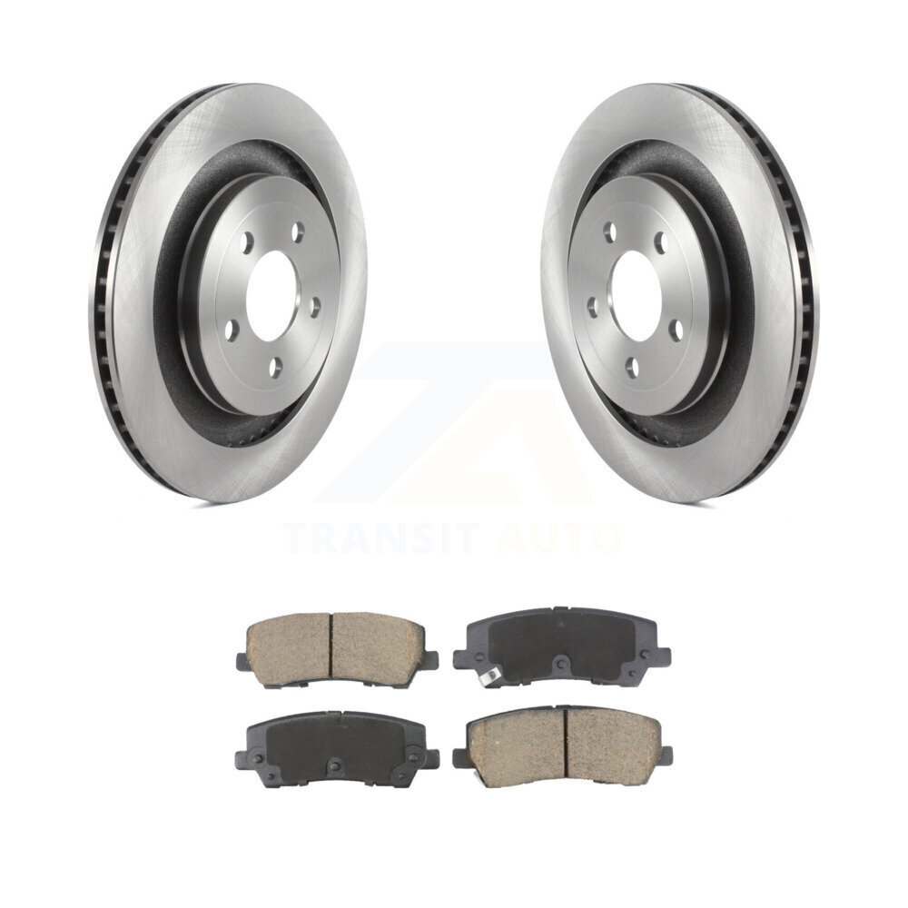Rear Disc Brake Rotors And Ceramic Pads Kit For Ford Mustang K8C-103530
