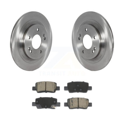 Rear Disc Brake Rotors And Ceramic Pads Kit For Kia Seltos With Electric Parking K8C-103531