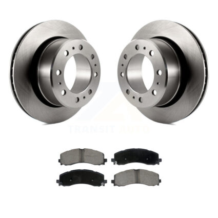 Rear Disc Brake Rotors And Ceramic Pads Kit For Ram 2500 3500 K8C-103538