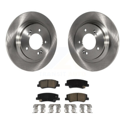 Rear Disc Brake Rotors And Ceramic Pads Kit For Hyundai Sonata Kia K5 K8C-103539