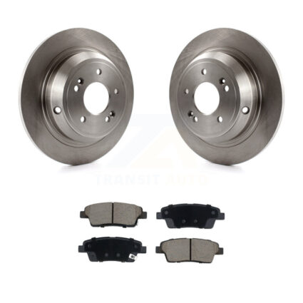 Rear Disc Brake Rotors And Ceramic Pads Kit For 2018-2020 Genesis G80 3.8L 5.0L K8C-103540