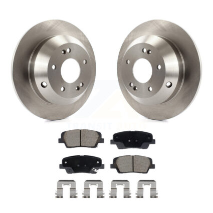 Rear Disc Brake Rotors And Ceramic Pads Kit For Hyundai Santa Fe Sport Kia Sorento XL K8C-103542