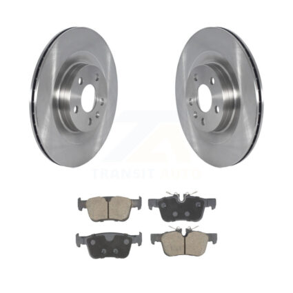 Rear Brake Rotors Ceramic Pad Kit For 2018-2019 Volvo XC60 With 320mm Diameter Rotor K8C-103543