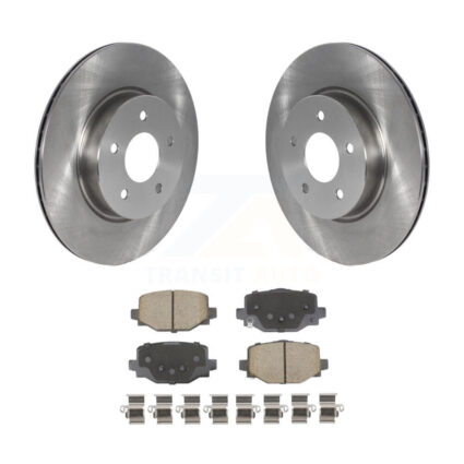 Rear Disc Brake Rotors And Ceramic Pads Kit For INFINITI QX50 QX55 K8C-103544