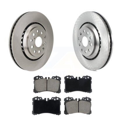 Front Disc Brake Rotors And Ceramic Pads Kit For Lexus LS460 LS500 LS600h LS500h K8C-103577