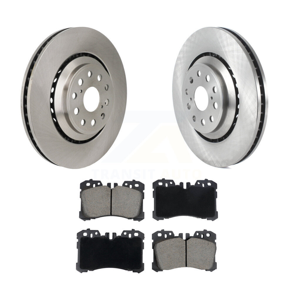 Front Disc Brake Rotors And Ceramic Pads Kit For Lexus LS460 LS500 LS600h LS500h K8C-103577