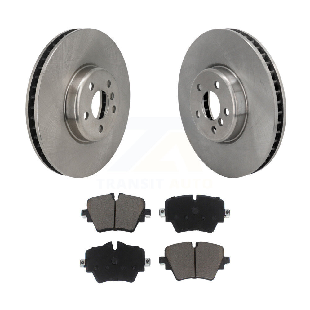 Front Brake Rotor And Ceramic Pad Kit For 2021 Toyota GR Supra 2.0L With 4 Piston Caliper K8C-103580