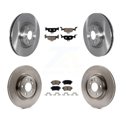 Front Rear Disc Brake Rotor & Ceramic Pad Kit For Audi A5 Sportback Quattro A4 allroad A6 K8C-103583