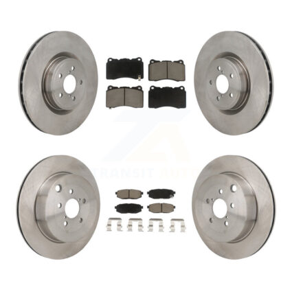 Front Rear Disc Brake Rotor & Ceramic Pad Kit For 2017 Subaru BRZ Base With Brembo Brakes K8C-103594
