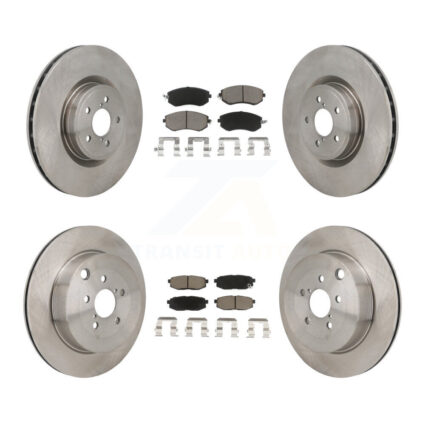 Front Rear Brake Rotor Ceramic Pad Kit For 2019-2020 Toyota 86 Base GT With Brembo Brakes K8C-103596