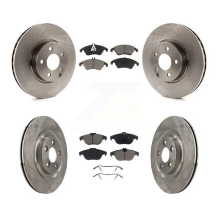 Front Rear Disc Brake Rotors And Ceramic Pads Kit For Mercedes-Benz E400 K8C-103597