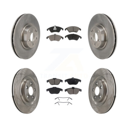 Front Rear Disc Brake Rotors And Ceramic Pads Kit For Mercedes-Benz E400 K8C-103598