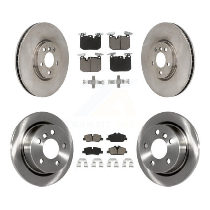 Front Rear Brake Rotors Ceramic Pad Kit For Mini Cooper John Works with GAS engine K8C-103600