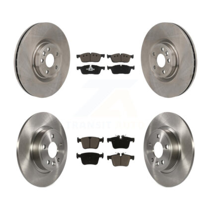 Front Rear Brake Rotors Ceramic Pad Kit For Jaguar E-Pace With 349mm Diameter Rotor K8C-103603