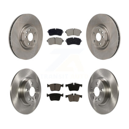 Front Rear Brake Rotors Ceramic Pad Kit For Jaguar E-Pace With 349mm Diameter Rotor K8C-103604