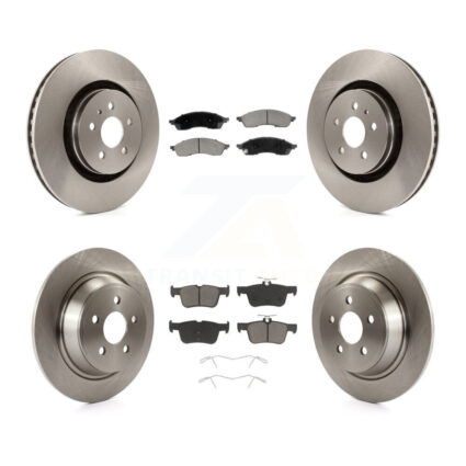 Front Rear Disc Brake Rotors And Ceramic Pads Kit For Lincoln Nautilus K8C-103608