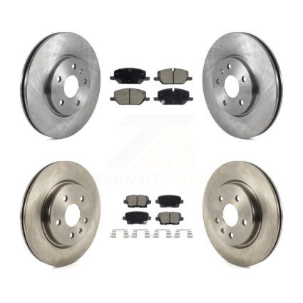 Front Rear Disc Brake Rotors And Ceramic Pads Kit For Buick Envision Cadillac XT4 K8C-103616