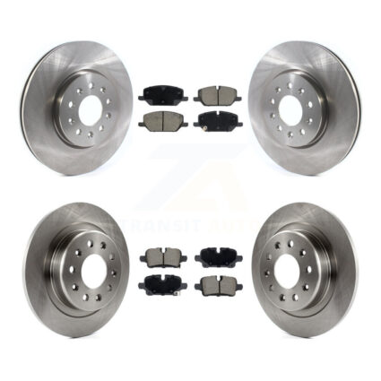 Front Rear Disc Brake Rotors And Ceramic Pads Kit For 2021 Chevrolet Equinox GMC Terrain K8C-103617