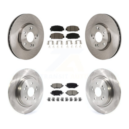 Front Rear Disc Brake Rotors And Ceramic Pads Kit For 2017-2021 Honda Clarity K8C-103626