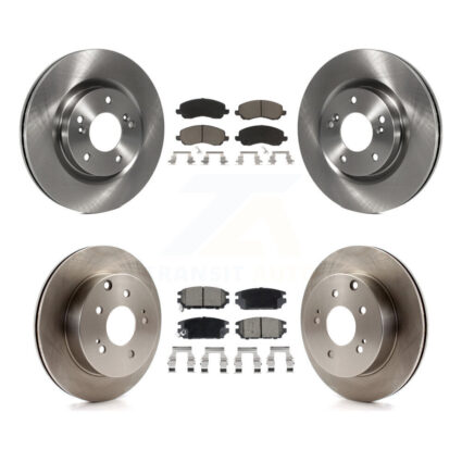 Front Rear Disc Brake Rotors And Ceramic Pads Kit For Mitsubishi Eclipse Galant K8C-103628