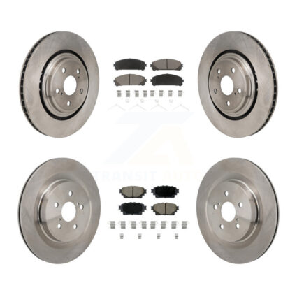 Front Rear Disc Brake Rotors And Ceramic Pads Kit For 2020-2022 Toyota Highlander K8C-103632