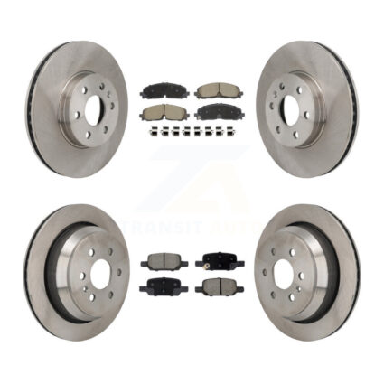 Front Rear Disc Brake Rotor & Ceramic Pad Kit For 2021-2022 Chevrolet Colorado GMC Canyon K8C-103642