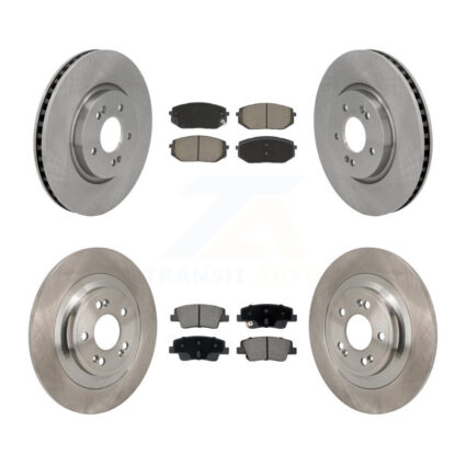 Front Rear Disc Brake Rotors And Ceramic Pads Kit For Hyundai Ioniq 5 Kia EV6 6 K8C-103647