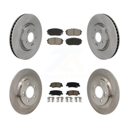Front Rear Disc Brake Rotors And Ceramic Pads Kit For Hyundai Tucson Kia Sportage K8C-103648