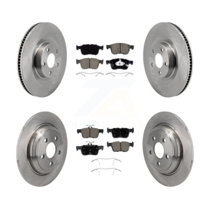 Front Rear Disc Brake Rotors And Ceramic Pads Kit For 2022-2023 Ford Maverick K8C-103650