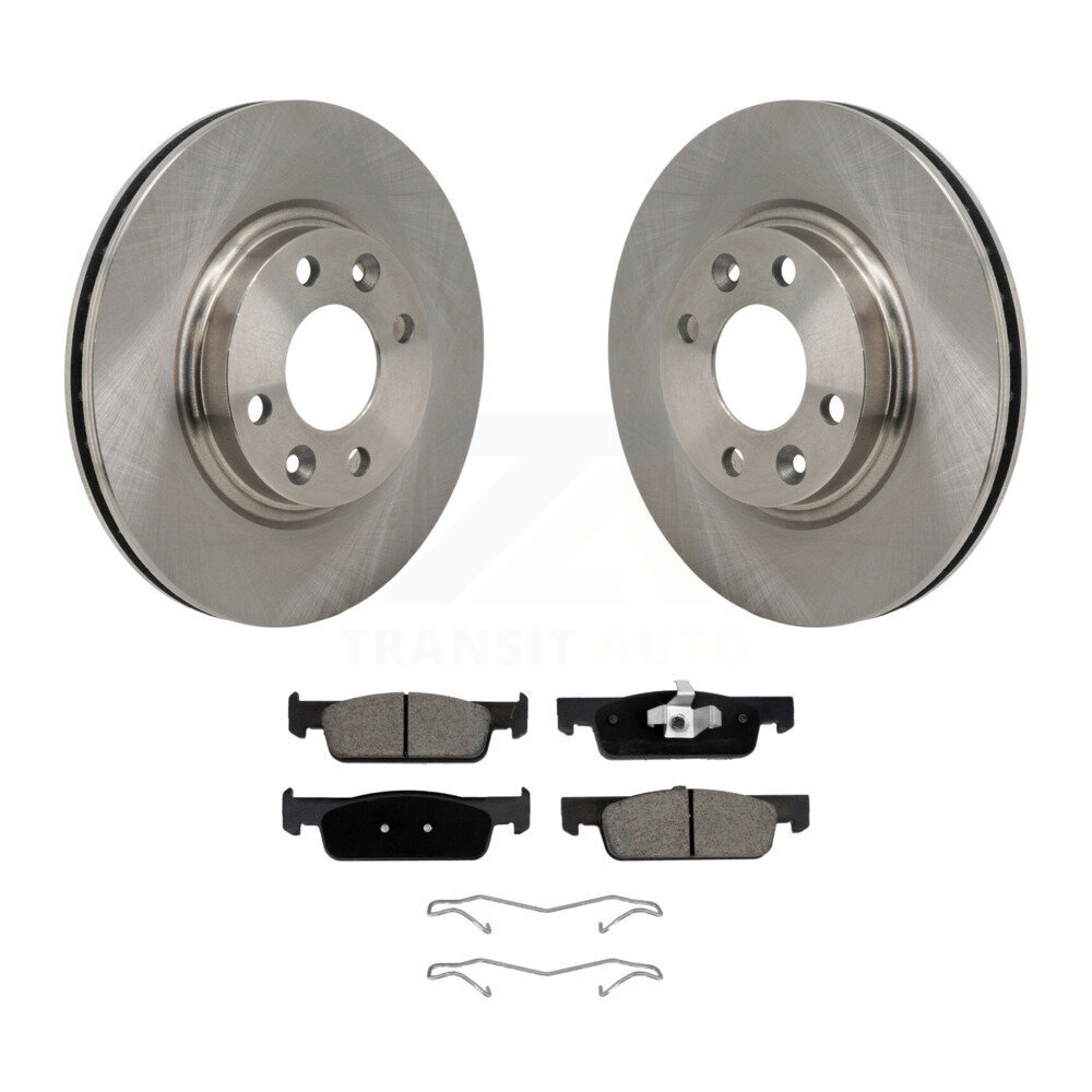Front Disc Brake Rotors And Ceramic Pads Kit For Smart Fortwo EQ fortwo K8C-103664