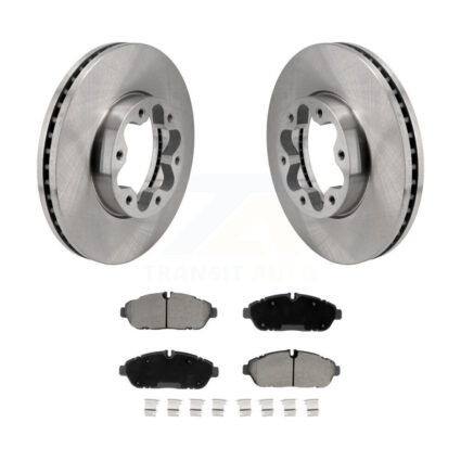 Front Disc Brake Rotor & Ceramic Pad Kit For Ford Transit-250 Transit-350 Transit-150 AWD K8C-103678
