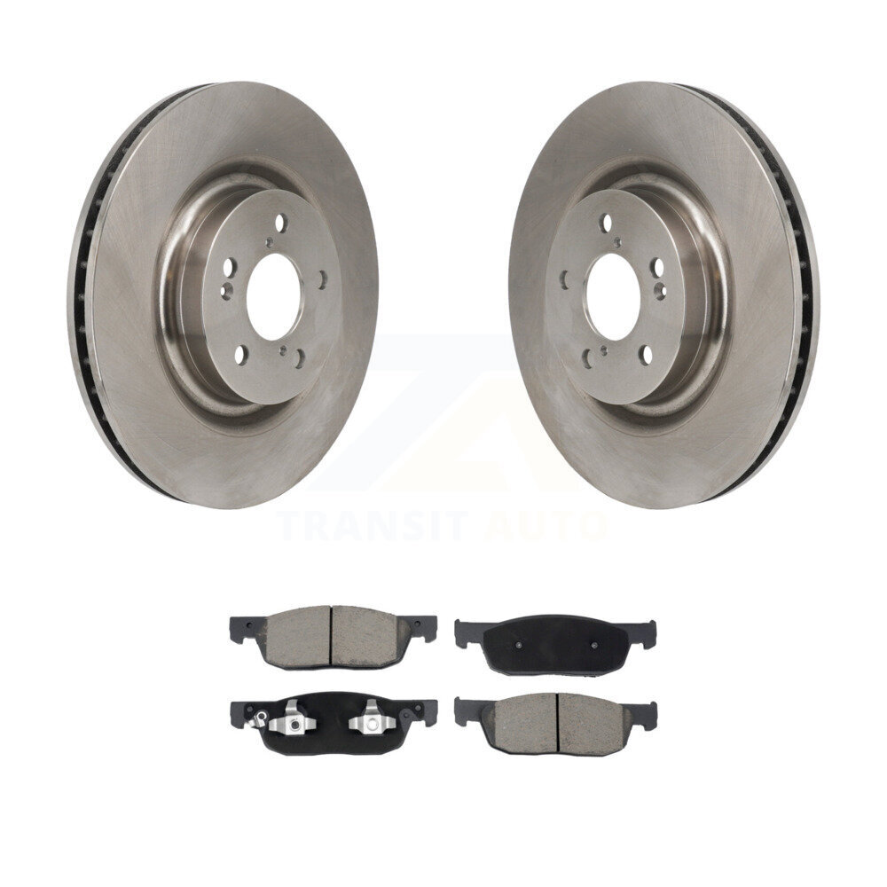 Front Disc Brake Rotors And Ceramic Pads Kit For 2022-2023 Acura MDX 3.5L K8C-103684
