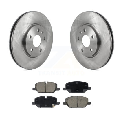Front Disc Brake Rotors And Ceramic Pads Kit For Buick Envision Cadillac XT4 K8C-103685