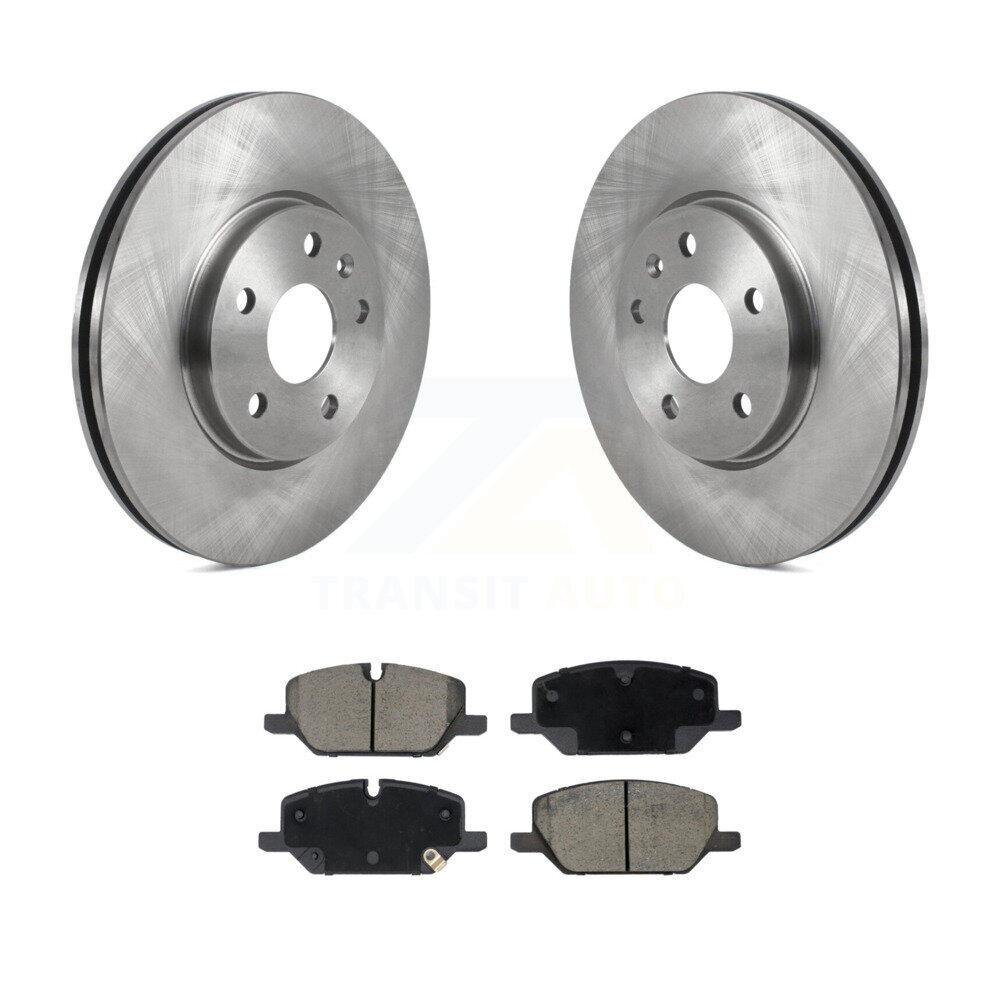 Front Disc Brake Rotors And Ceramic Pads Kit For Buick Envision Cadillac XT4 K8C-103685