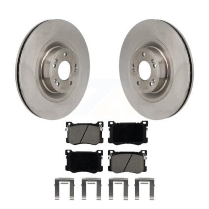 Front Disc Brake Rotors And Ceramic Pads Kit For Hyundai Genesis G80 5.0L K8C-103691