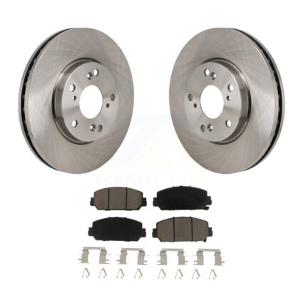 Front Disc Brake Rotors And Ceramic Pads Kit For 2017-2021 Honda Clarity K8C-103693