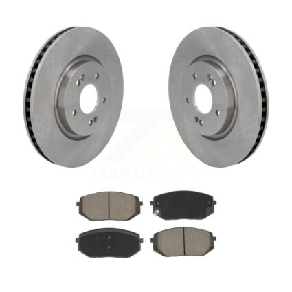 Front Disc Brake Rotors And Ceramic Pad Kit For Hyundai Tucson Kia Sportage Ioniq 5 EV6 6 K8C-103703