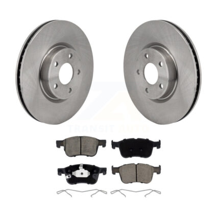 Front Disc Brake Rotors And Ceramic Pads Kit For Ford Escape Bronco Sport Lincoln Corsair K8C-103704