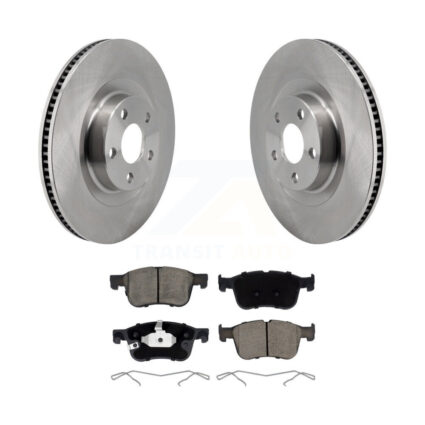 Front Disc Brake Rotors And Ceramic Pads Kit For 2022-2023 Ford Maverick K8C-103705
