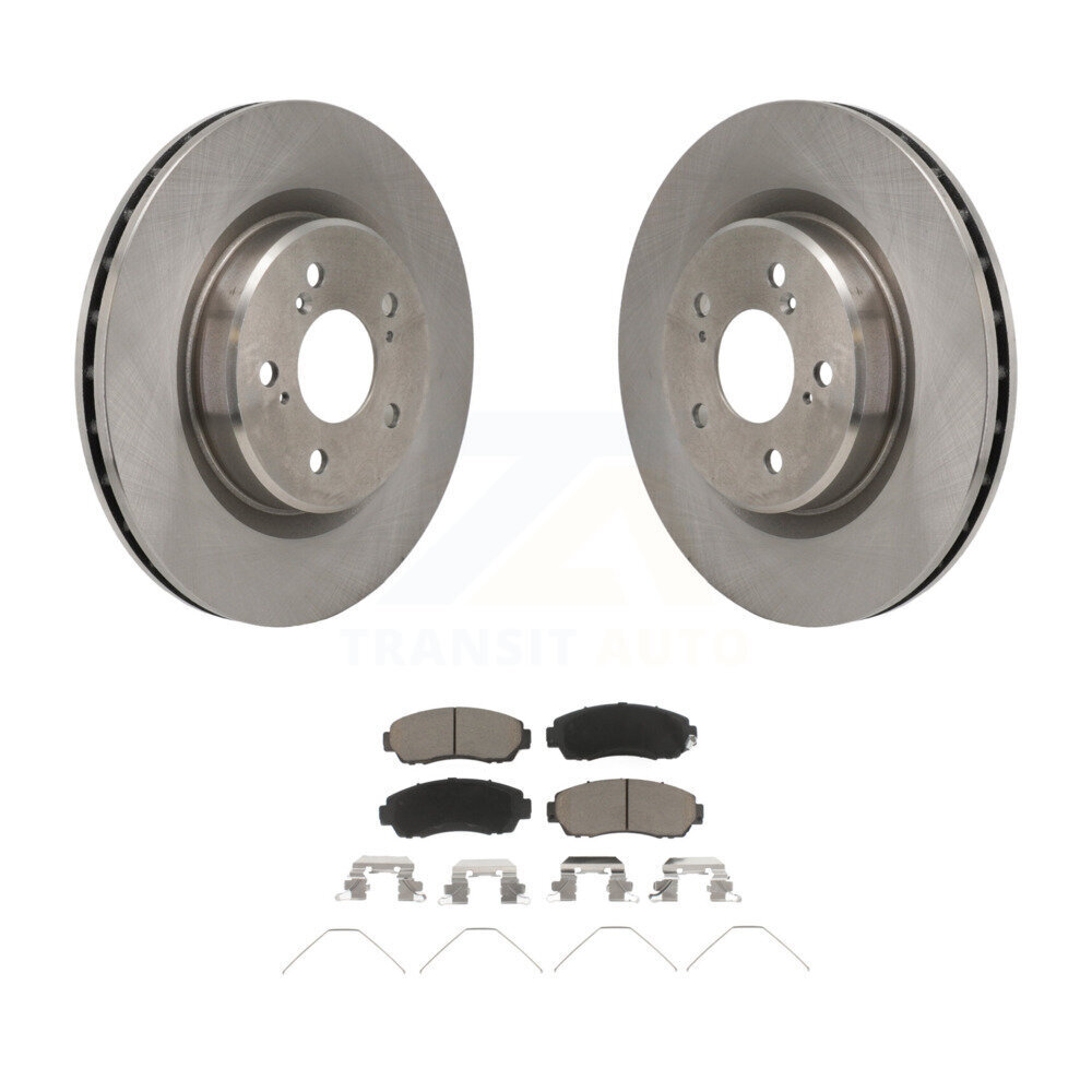 Front Disc Brake Rotors And Ceramic Pads Kit For 2021-2023 Acura TLX 2.0L K8C-103708