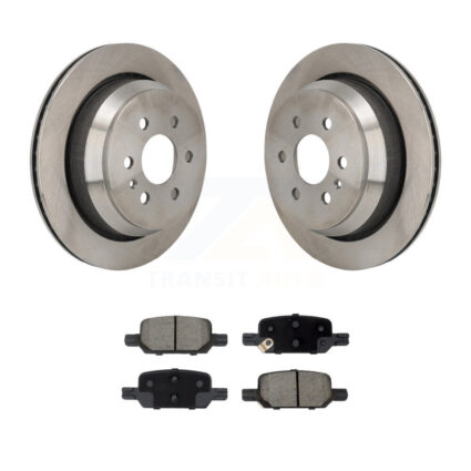 Rear Disc Brake Rotors And Ceramic Pads Kit For 2021-2022 Chevrolet Colorado GMC Canyon K8C-103711