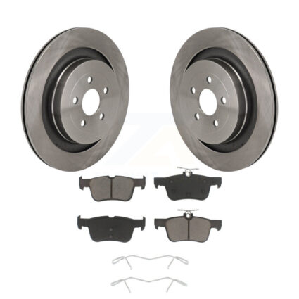 Rear Disc Brake Rotors And Ceramic Pads Kit For Ford Edge Lincoln Nautilus K8C-103721