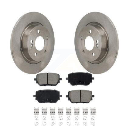 Rear Disc Brake Rotors Ceramic Pad Kit For 2019-2022 Mercedes-Benz A220 With Sport Brakes K8C-103733